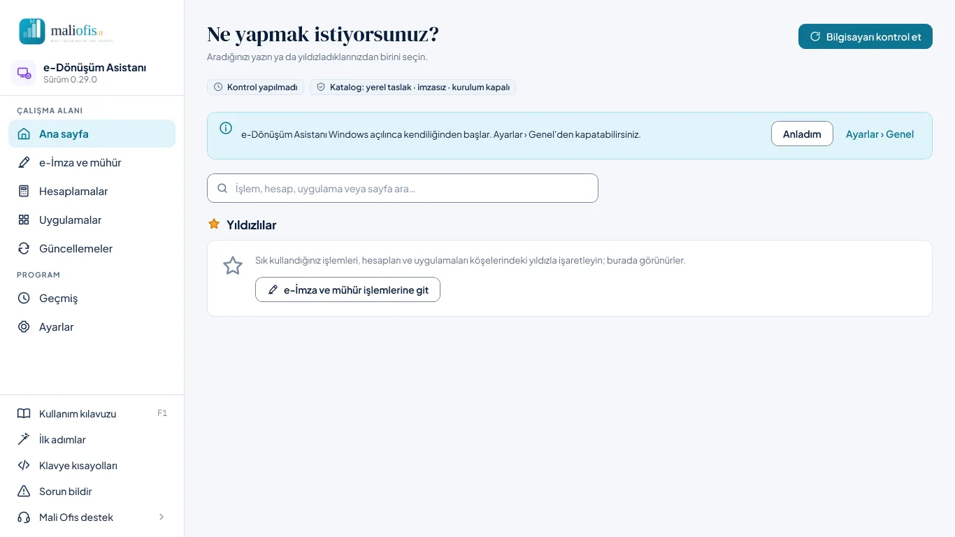 Windows açılışı bilgisi (bir kez)