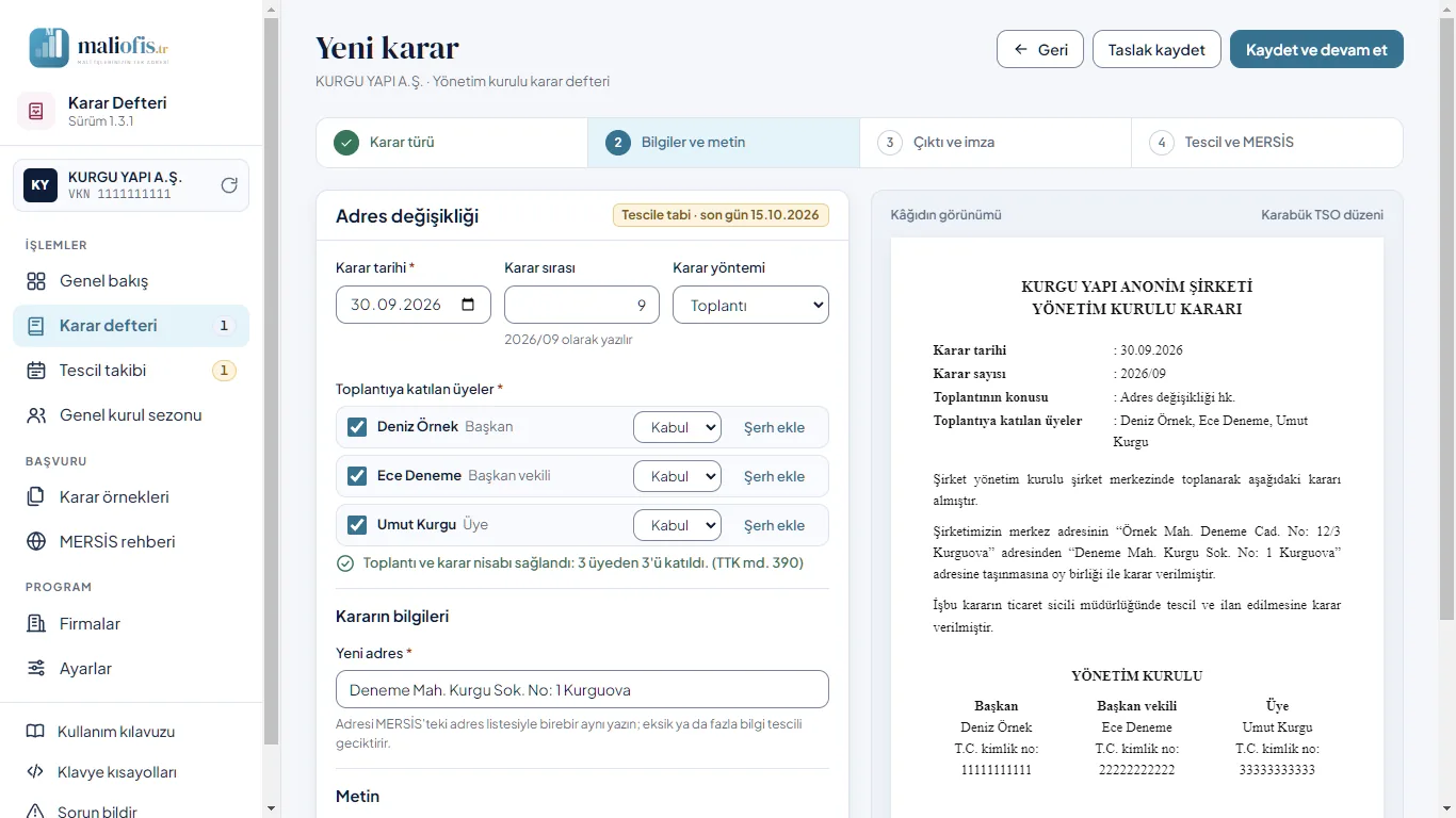 Yeni karar, ikinci adım: form ve kâğıdın görünümü